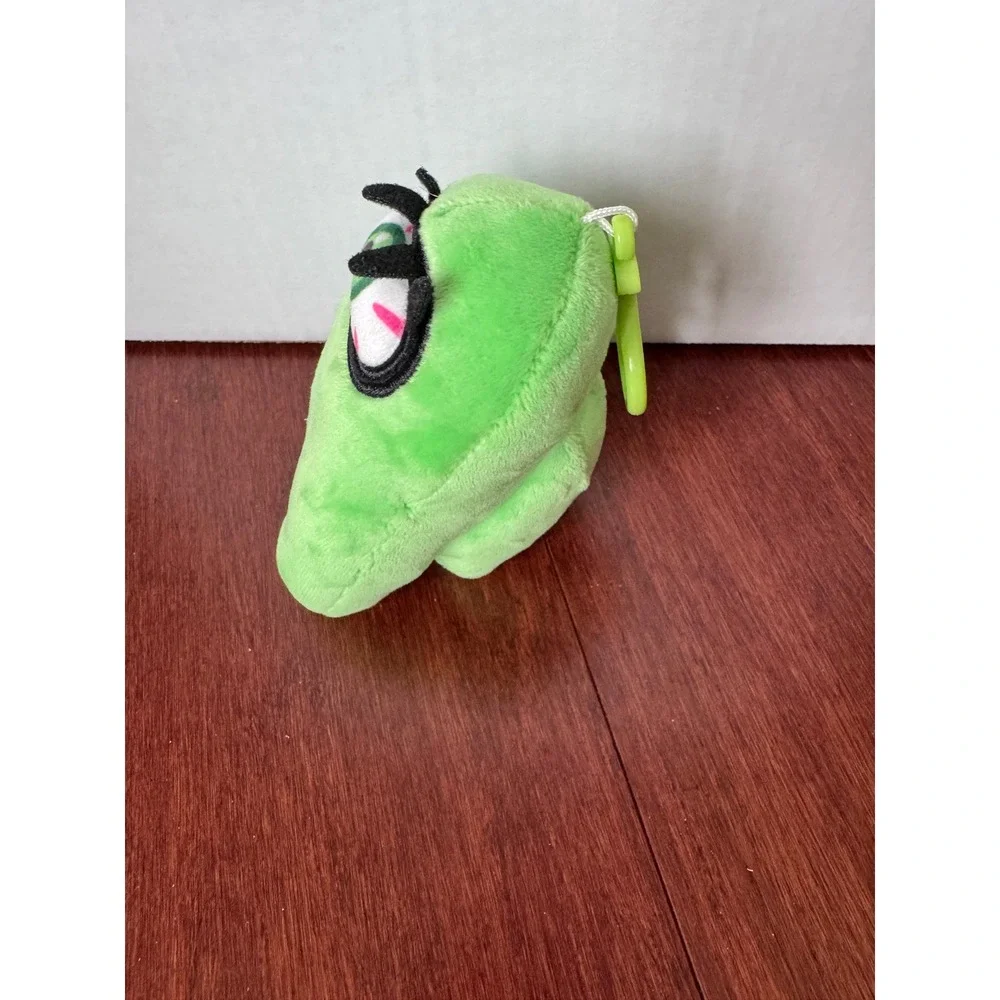 Among Us Cyclops Eye Green Plush Keychain 5 Inch Backpack Clip Monster Crewmate